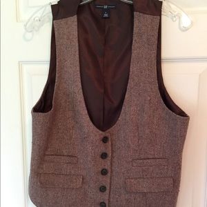 Wool and Satin Vest from the Gap